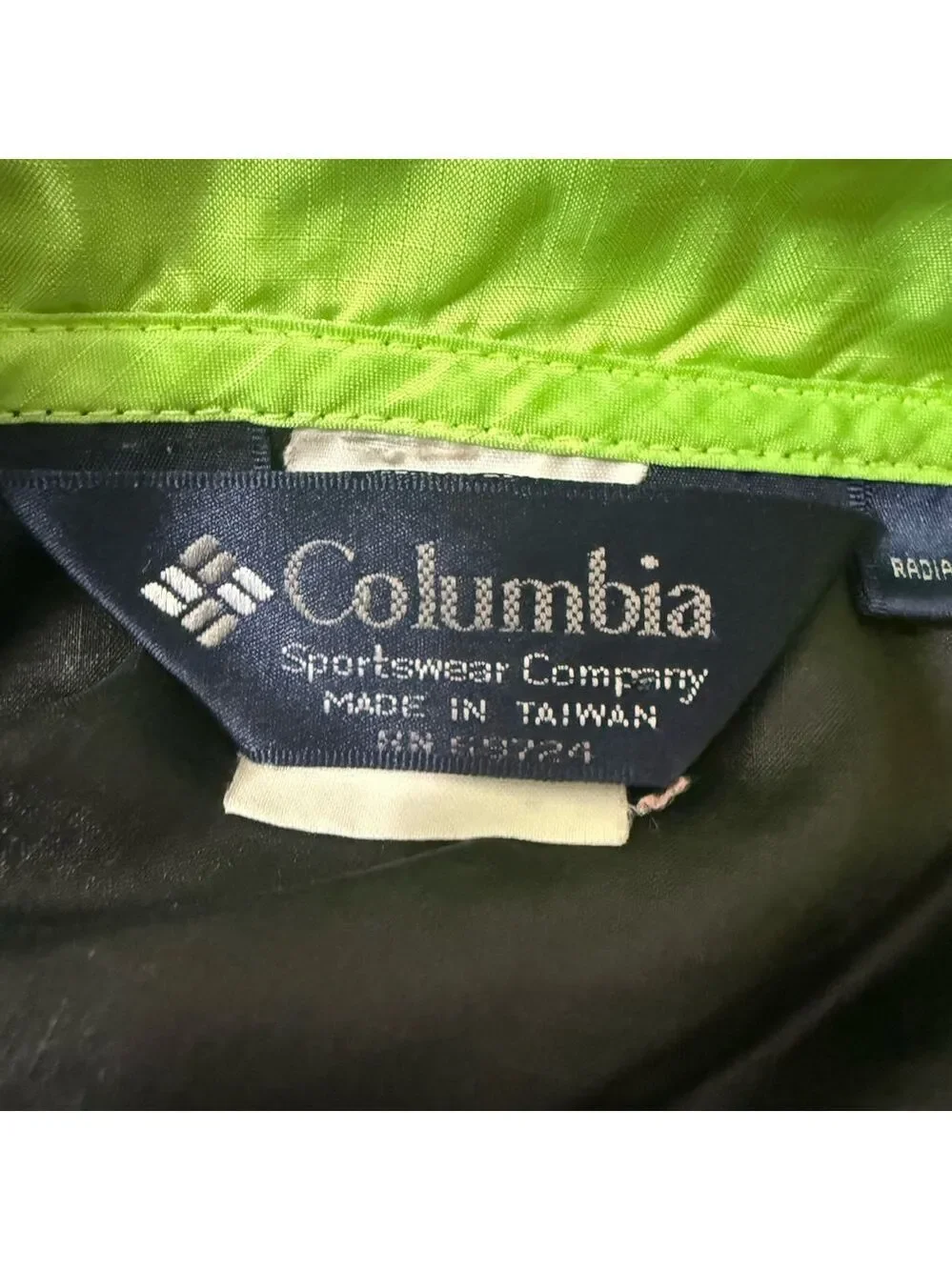 Vintage Columbia Jacket Size M Black Pink